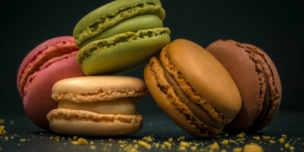 Macarons de toutes les couleurs pour Noël