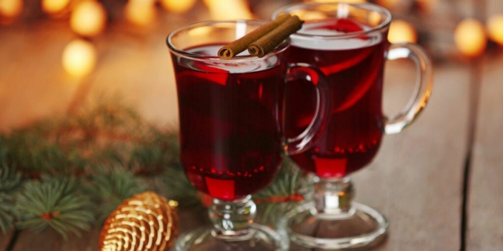 Vin chaud traditionnel de Noël